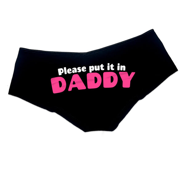 Please Put It In Daddy Panties Ddlg Boyshort Booty Panty Womens Unde Nystash 1015