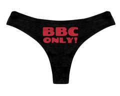 BBC Only Panties Queen Of Spades Panties BBC Womens Thong Panties