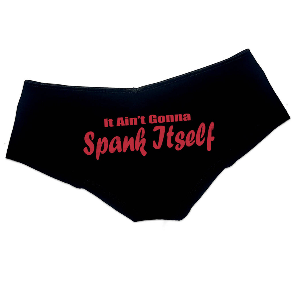 Do Not Spank Me I Like It Too Much WoMen Cotton Spandex Booty Shorts Pink