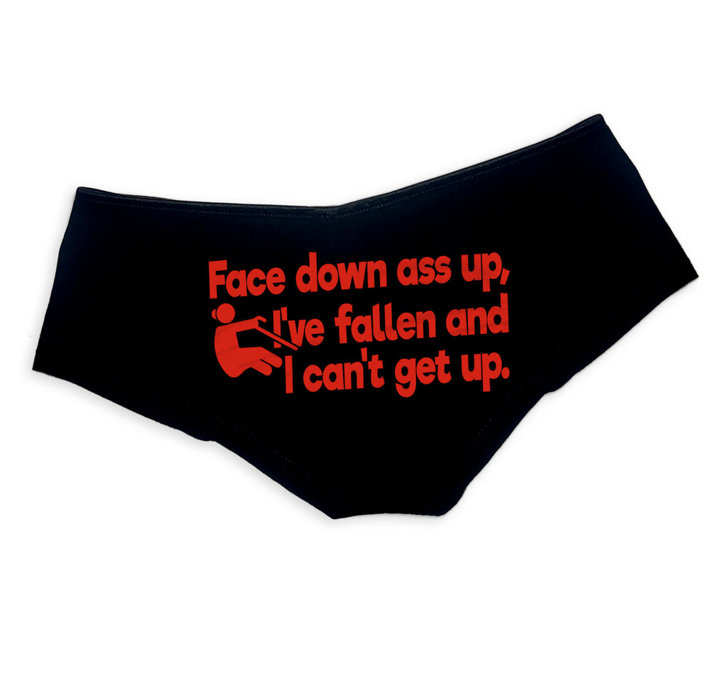 Face Down Ass Up Panties Sexy Christmas Gift Funny Naughty Slutty