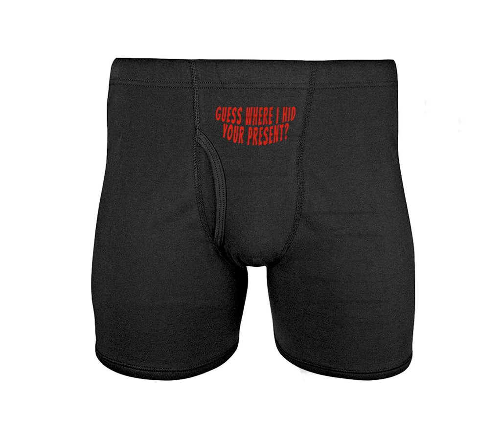 Guess Where I Hid Your Present Funny Mens Underwear Gift For Boyfriend –  NYSTASH